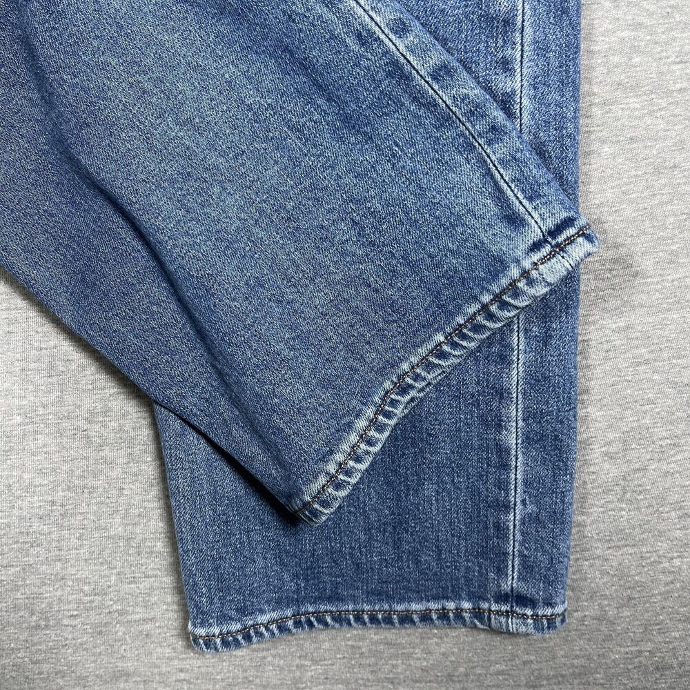 Denim Forum Jeans Womens 25 Blue The Arlo High Rise Straight 28L - Picture 9 of 10